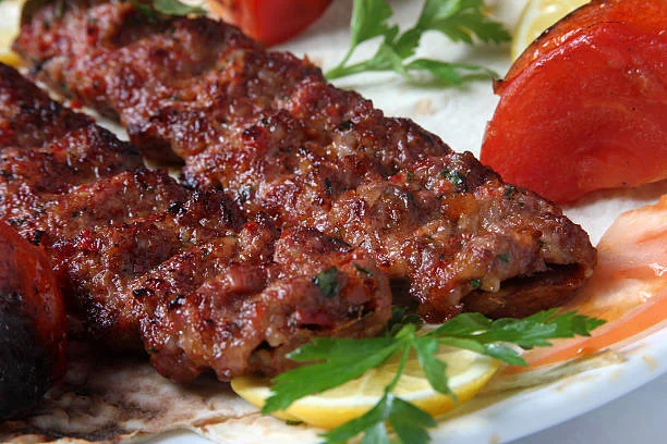 Urfa kebabı yakın plan