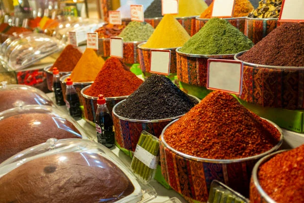 Şanlıurfa isot ve baharat tezgahı
