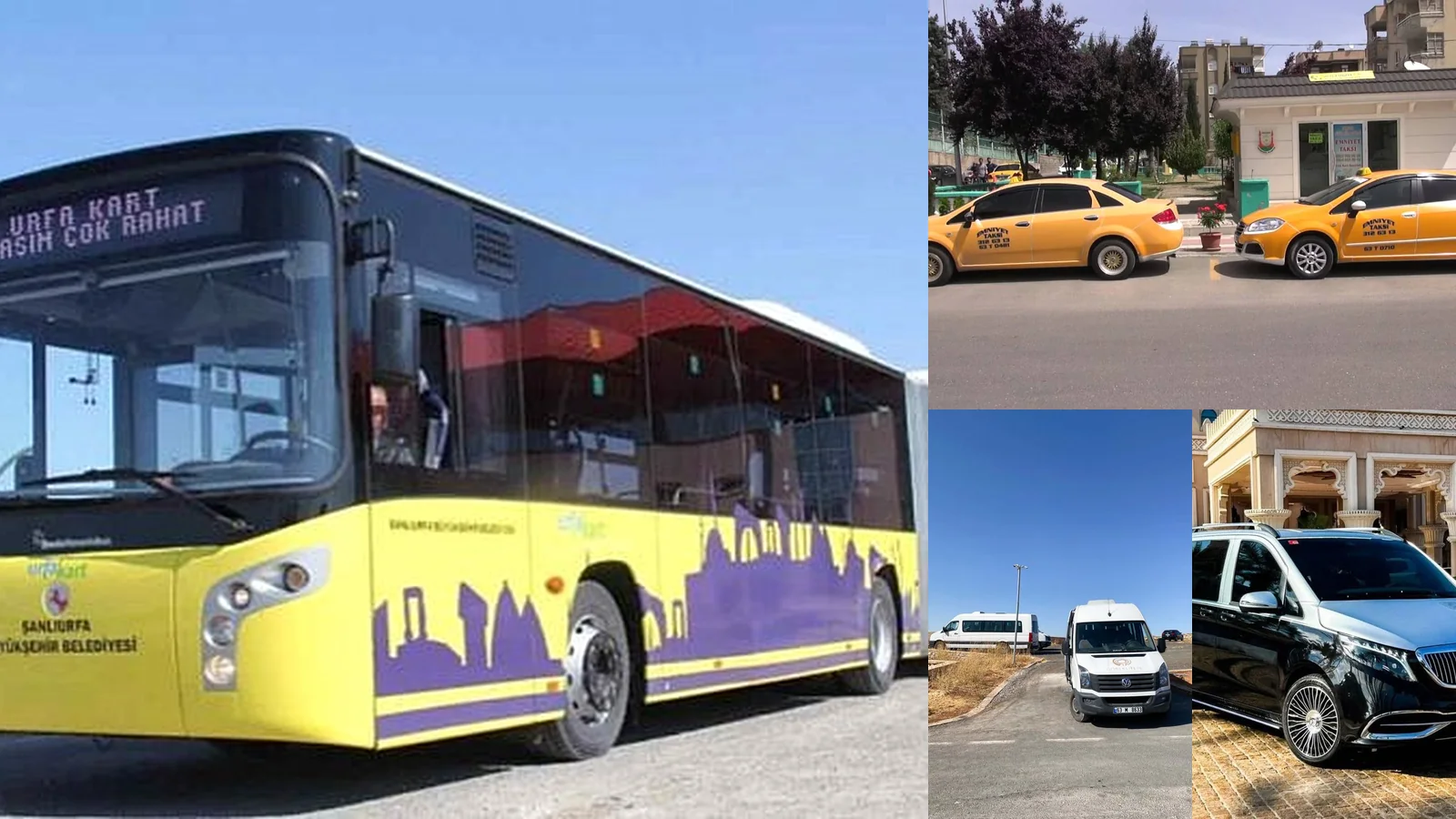 Şanlıurfa şehir içi ulaşım, transfer ve gezi rotaları